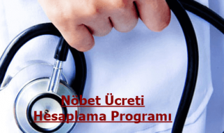 Sağlık Bakanlığı Nöbet Ücreti Hesaplama Programı